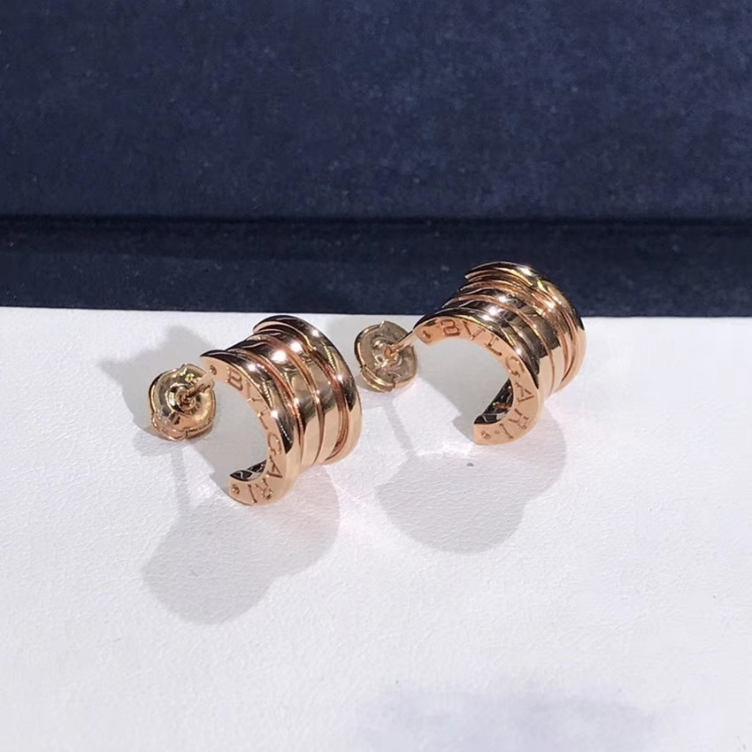 Custom-made Bvlgari B.zero1 Earrings in 18K Rose Gold